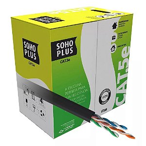 Cabo Sohoplus U/utp Cat5e Preto 305m - 23200100