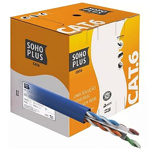 Cabo Sohoplus U/utp Cat6 Azul Claro 305m - 23400174