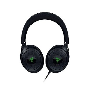 Headset Razer Kraken V4 X Usb A/c Chroma Preto Com Fio - Rz0405180100r
