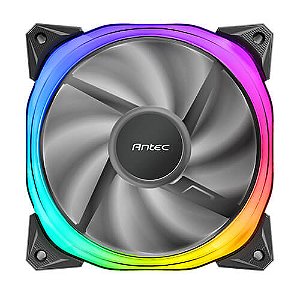Kit Com 3 Cooler P/ Gabinete Antec Fusion 120mm Argb Preto - 0-761345-57010-7