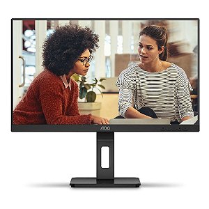 Monitor Aoc 23,8" Ips Widescreen Full Hd 100hz 4ms Usb Dp Hdmi Vga Vesa Altura E Rotacao - 24e3uf/57