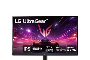 Monitor Lg 24" Led/ips Ultragear Full Hd 180hz 1ms Hdmi Displayport Vesa - 24gs60f-b.awzm