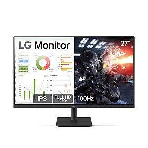 Monitor Lg 27" Gamer Led/ips Full Hd 100hz 5ms Hdmi Vesa - 27ms500-bawzm