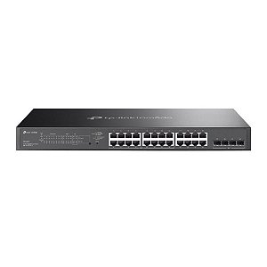 Switch Smart 28 Portas Tp-link Gigabit C/16 Portas Poe+ Sg2428lp