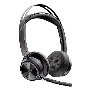 Headset HP Poly Voyager Focus 2 USB-A/C com Base para Microsoft Teams - 9T9J6AA#AC3