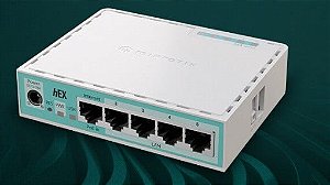 Roteador Mikrotik hEX Lite Fast 5P RB750Gr2