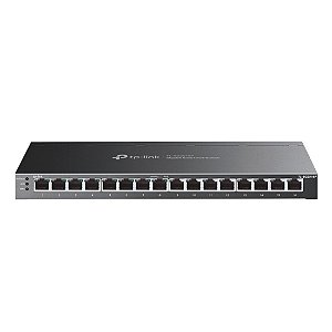 Switch TP-LINK Smart de 16 Portas Gigabit 8 Portas PoE - SG2016P