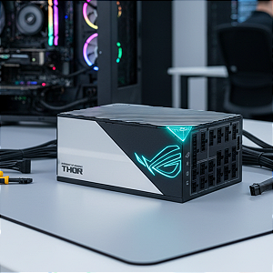 Fonte 1600W Asus Rog Thor 1600t 80 Plus Titanium Full Modular Rog-thor-1600t-gaming