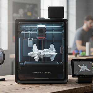 Impressora 3d Anycubic Kobra S1 Kit - Ks1cbk0a-b