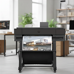 Multifuncional Plotter HP Designjet T870 24" A1 CAD AM0X9A