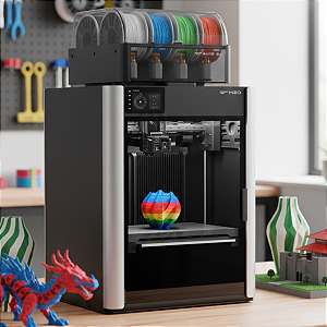 Impressora 3d Bambu Lab H2d 220v+ + Ams 2 Pro Kit -PF003-D+SA007-EU