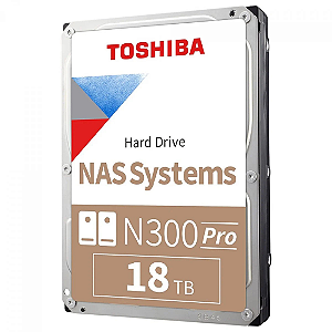 HD Interno Toshiba N300 Pro NAS 18TB 3.5" - HDWG51JXZSTB