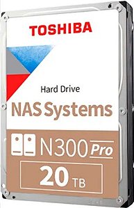 HD Interno Toshiba N300 Pro 20TB SATA3 NAS HDWG62AXZSTBi