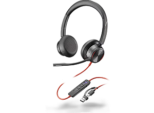Headset HP Poly Blackwire 8225 Teams Stereo USB-A/C 8X225AA