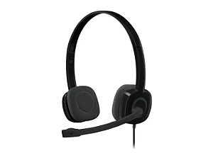 Headset Logitech H151 Com Microfone Estéreo 981-000587
