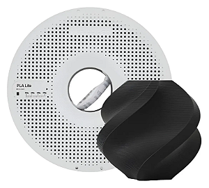Filamento Pla Lite Preto Com Carretel Reutilizavel Bambu Lab - 2749