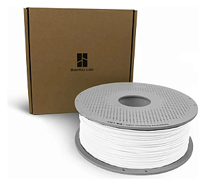 Filamento Fosco Branco C/ Carretel Reutilizavel 1Kg 1.75Mm Bambu Lab - 2245