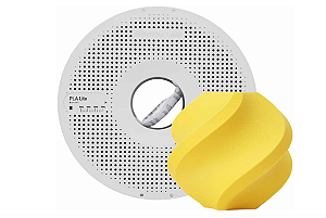 Filamento Bambu Lab Pla Lite Amarelo Girassol Com Carretel Reutilizavel A18y11751000spl