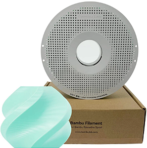Filamento Bambu Lab Tpu 85a Ciano Claro Com Carretel Reutilizavel 1,75mm U04g01751000spl