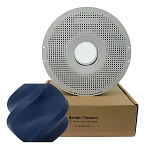 Filamento Bambu Lab Fosco Azul Marinho C/ Carretel Reutilizavel 1Kg 1.75Mm - 2232
