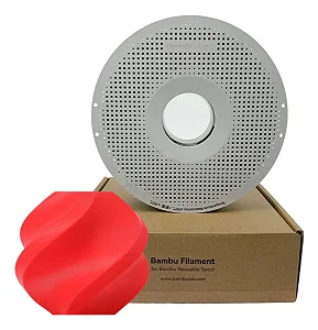 Filamento Petg Hf Vermelho C/ Carretel Reutilizavel 1Kg 1.75Mm Bambulab - 2262