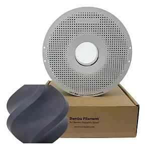 Filamento Pla Cinza Azulado C/ Carretel Reutilizavel 1Kg 1.75Mm Bambulab - 2199