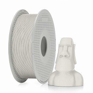 Filamento Bambu Lab Pla Matte Ivory White Com Carretel, 1,75Mm  A01W21751000Spl / (A01-W2-1.75-1000-Spl)
