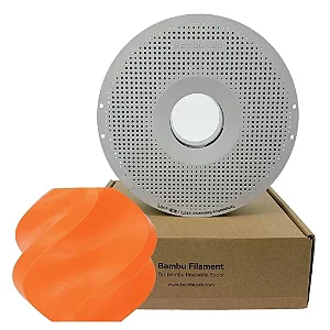 Filamento Bambu Lab Pla Laranja Com Carretel Reutilizavel, 1,75mm - A00-a0-1.75-1000-spl