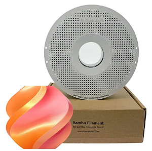 Filamento PLA Silk+ Ouro Rosa Bambu Lab para Impressora 3D C/ Carretel - A06R11751000SPL
