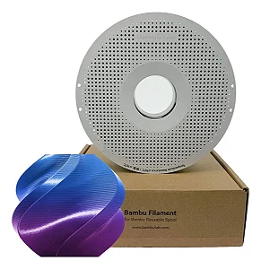 Filamento PLA Silk Multicolor Bambu Lab para Impressora 3D Roxo Aurora C/ Carretel - A05M41751000SPL