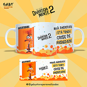 CANECA DIVERTIDAMENTE ANSIEDADE