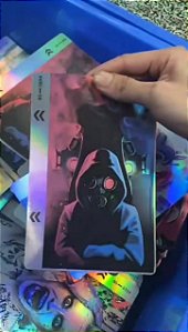 20 Películas Skin Holográfica 3D traseira