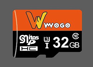 Cartão de Memória Micro SD 32GB Classe 10 U3 WOGO