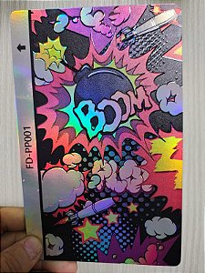 Película Skin Holográfica 3D traseira FD-PP001