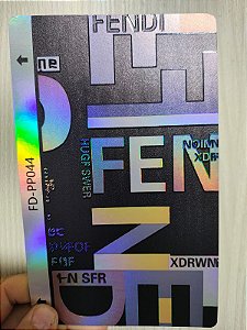 Película Skin Holográfica 3D traseira FD-PP044
