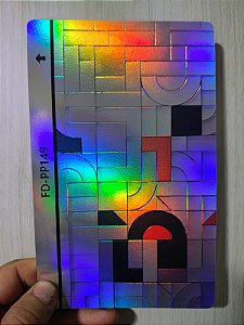 Película Skin Holográfica 3D traseira FD-PP149