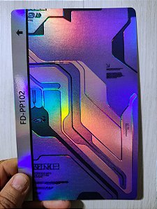 Película Skin Holográfica 3D traseira FD-PP102