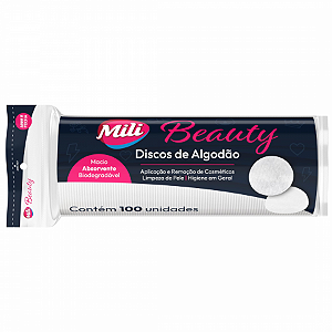 Algodão Mili Beaut Disco 100 uni