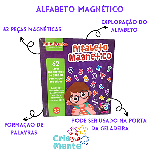 Alfabeto Escreva e Apague - Alfabetização Primeira Infancia - CriaMente  Jogos Educativos