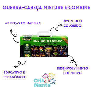 Quebra Cabeça Alfabeto Caracol - CriaMente Jogos Educativos