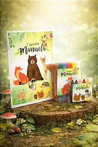 Baby kit colorir e modelar - personalizado - fazendinha