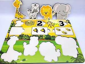 Jogo de encaixe - qualquer tema - safari