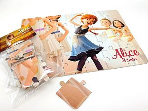 Quebra-cabeça G personalizado bailarina
