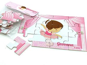 Quebra-cabeça P personalizado bailarina