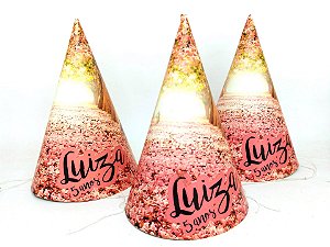 Chapeuzinho Festa Infantil Personalizado 16cm jardim