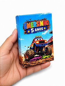 Jogo mini UNO com caixinha - personalizado