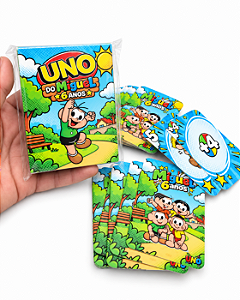 Jogo UNO com caixinha - personalizado cartas 9x6cm