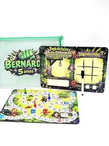 Jogo de tabuleiro e lousa no saquinho com zíper - personalizados super heróis