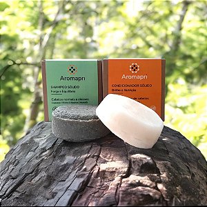 Kit Shampoo Sólido Força e Equilíbrio + Condicionador