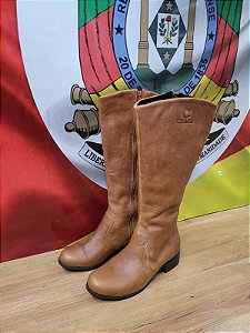 BOTA FEMININA COURO LEGITIMO GAÚCHA PRENDA CAMPEIRA